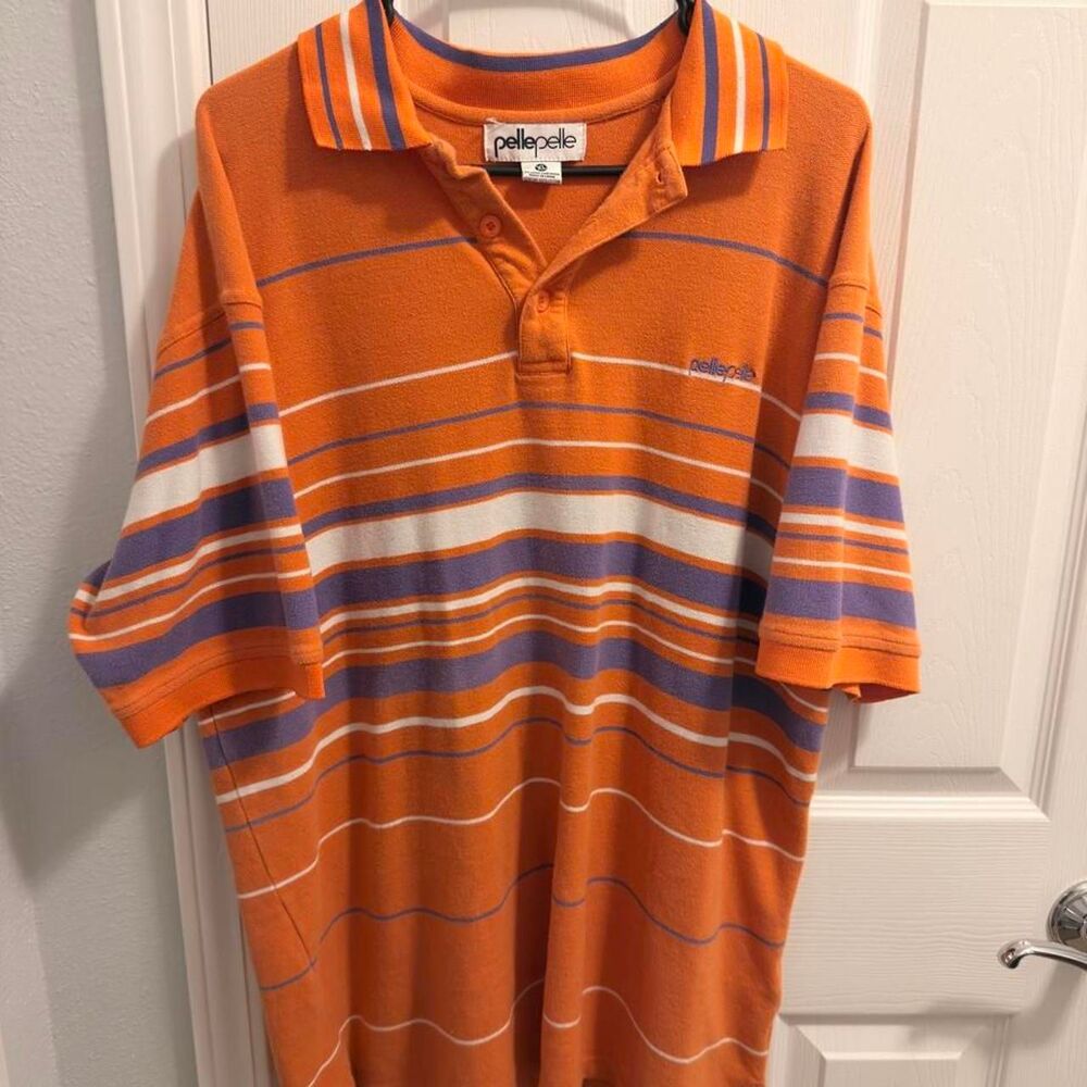 1998-2002 Pelle Pelle Soda Club Vintage Polo - Cream - XL